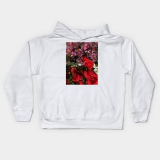 Colorful flowers Kids Hoodie